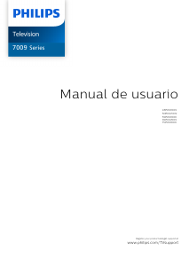 Manual de uso Philips 43PUS7009 Televisor de LED