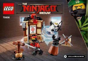Brugsanvisning Lego set 70606 Ninjago Spinjitzu-træning