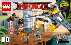 Manual Lego set 70609 Ninjago Bombardeiro raia-manta