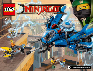 Руководство ЛЕГО set 70614 Ninjago Самолёт-молния Джея