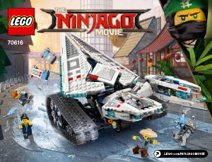 Bedienungsanleitung Lego set 70616 Ninjago Zane's eis-raupe