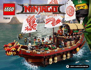 Mode d’emploi Lego set 70618 Ninjago Le QG des ninjas
