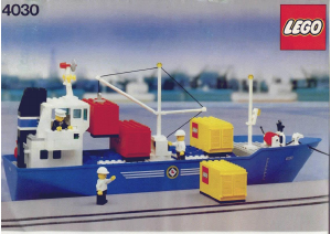Bedienungsanleitung Lego set 4030 Boats Frachtschiff