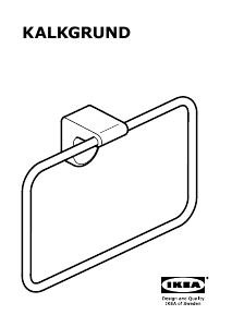 Kasutusjuhend IKEA RAGRUND Käterätikuhoidja