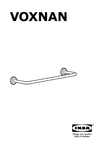 Brugsanvisning IKEA VOXNAN (429mm) Håndklædeholder