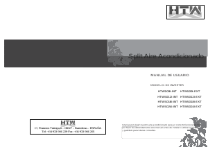 Manual de uso HTW HTWS018I-EXT Aire acondicionado