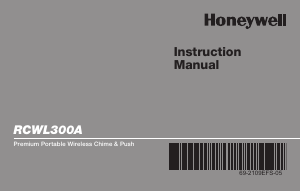 Manual de uso Honeywell RCWL300A Timbre
