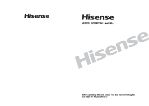 Manual de uso Hisense WFDJ7010 Lavadora