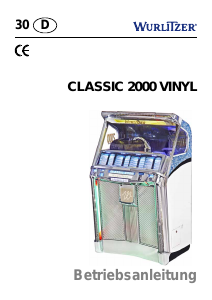 Bedienungsanleitung Wurlitzer Classic 2000 Vinyl Jukebox