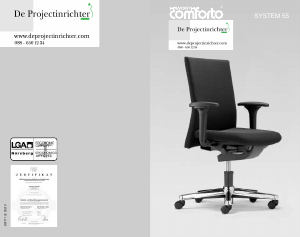 Manual Haworth Comforto System 55 Cadeira de escritório