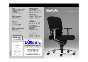 Manual de uso Haworth Comforto System 77 Silla de trabajo