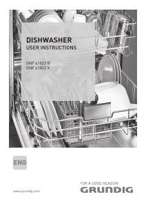 Manual Grundig GNF 41822 B Dishwasher