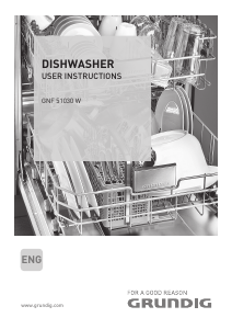 Manual Grundig GNF 51030 W Dishwasher
