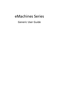 Manual eMachines D442 Laptop