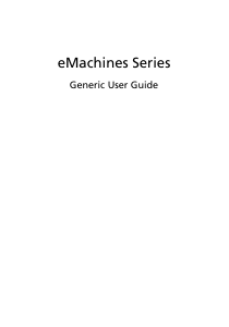 Manual eMachines E529 Laptop