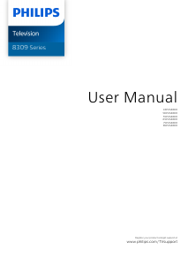 Handleiding Philips 85PUS8309 LED televisie