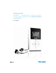 Használati útmutató Philips HDD084 MP3-lejátszó