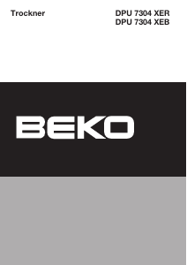 Bedienungsanleitung BEKO DPU 7304 XEB Trockner