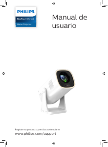 Manual de uso Philips NPX230 NeoPix 230 Smart Proyector