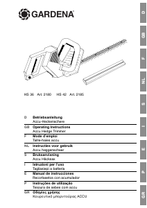 Bedienungsanleitung Gardena HS 36 Heckenschere