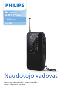 Vadovas Philips TAR1509 Radijo imtuvas