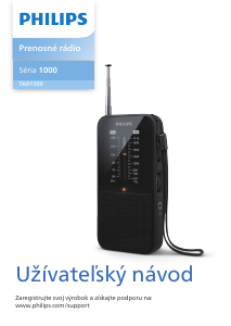 Návod Philips TAR1509 Rádio