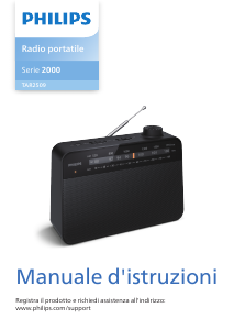 Manuale Philips TAR2509 Radio
