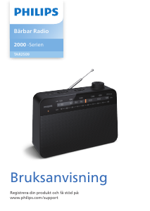 Rokasgrāmata Philips TAR2509 Radioaparāts