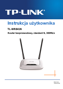Instrukcja TP-Link TL-WR841N Router