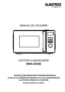 Manual Albatros MWA-20D4B Cuptor cu microunde