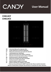 Manuál Candy CIH6I4CF Varná deska