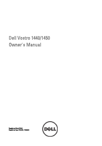 Manual Dell Vostro 1440 Laptop