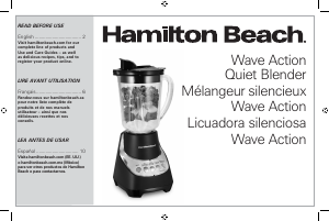 Manual Hamilton Beach 53532 Blender