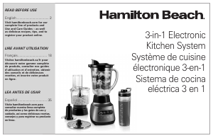 Manual Hamilton Beach 53800 Blender