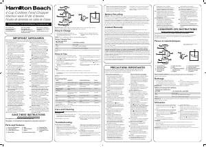 Manual de uso Hamilton Beach 72880 Picador