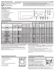 Handleiding Hotpoint NWS 7469 WK SPT Wasmachine