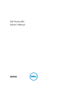 Manual Dell Vostro 2421 Laptop