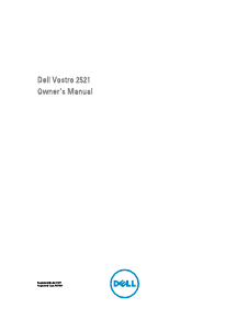 Manual Dell Vostro 2521 Laptop
