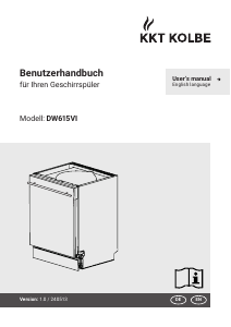Bedienungsanleitung KKT Kolbe DW615VI Geschirrspüler