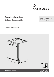 Handleiding KKT Kolbe DW615ED Vaatwasser