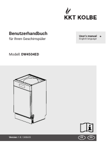 Handleiding KKT Kolbe DW4504ED Vaatwasser