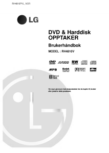 Bruksanvisning LG RH4810V DVD-spiller