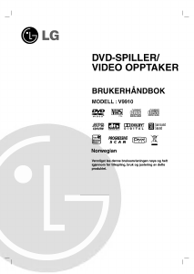 Bruksanvisning LG V9910 DVD-Video kombinasjon
