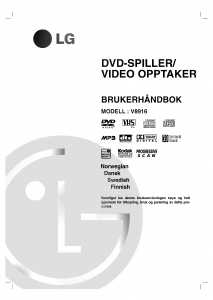 Bruksanvisning LG V8916 DVD-Video kombinasjon