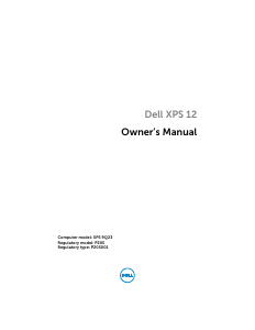 Handleiding Dell XPS 12-9Q23 Laptop