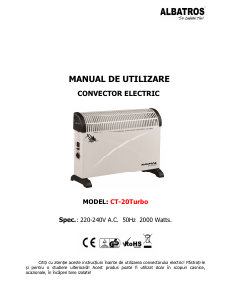 Manual Albatros CT-20TURBO Radiator