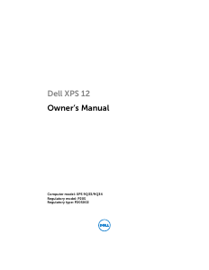 Handleiding Dell XPS 12-9Q33 Laptop