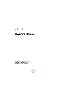 Handleiding Dell XPS 13-9333 Laptop