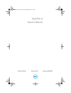 Handleiding Dell XPS 13-L322x Laptop