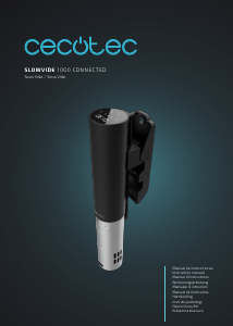 Manuale Cecotec SlowVide 1000 Connected Circolatore sous vide